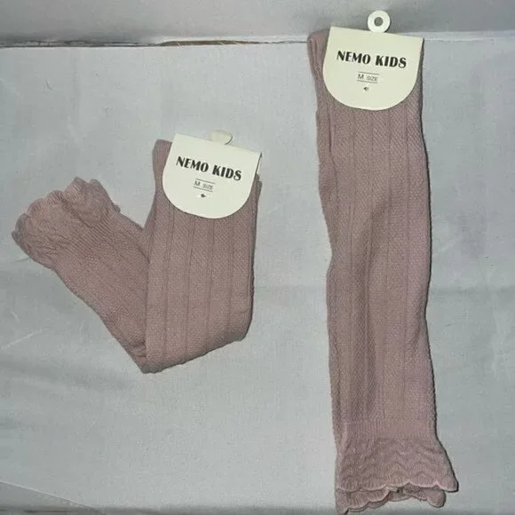 Nemo Kids Socks Toddler Knee High Boot Ribbed Knit Tights Socks Uniform Pull on