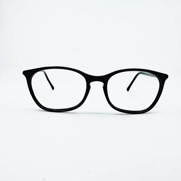 Chanel Eyeglasses Women Black Round CC Logo 3284 52-17-140