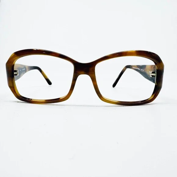 Celine Dion Eyeglass Frames Women Brown Tortoise CD5501 BR 56-15-130
