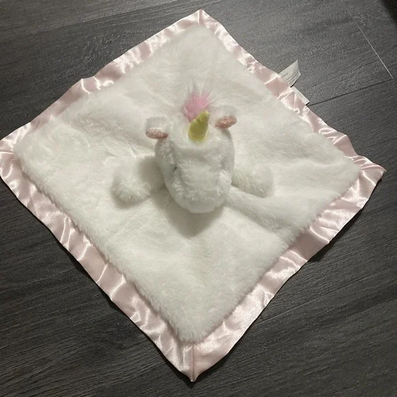 Cloud Island Unicorn Lovey Baby Security Soft Blanket Pink‎ Satin Plush 14
