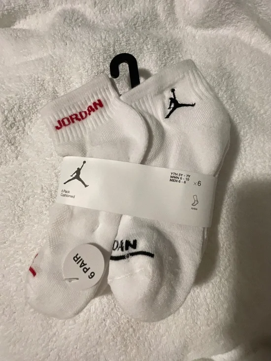 Jordan Ankle Socks white 3 pack