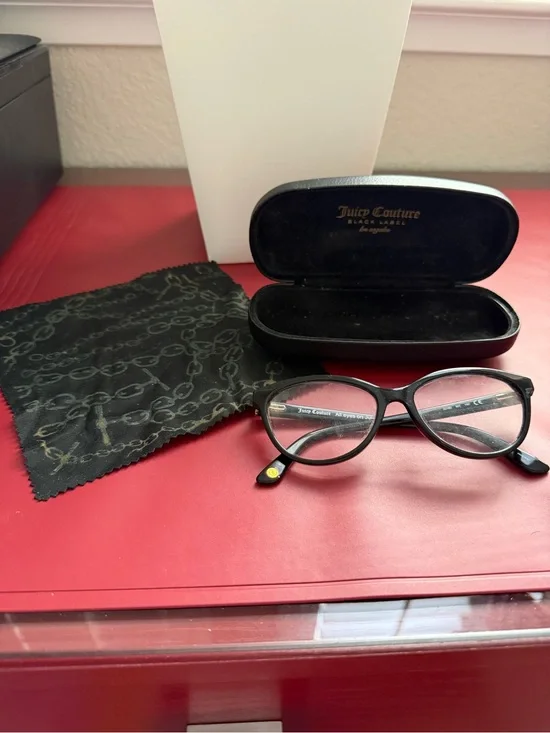 Juicy Couture Black Women's Black Label Reading Eyeglass Frames