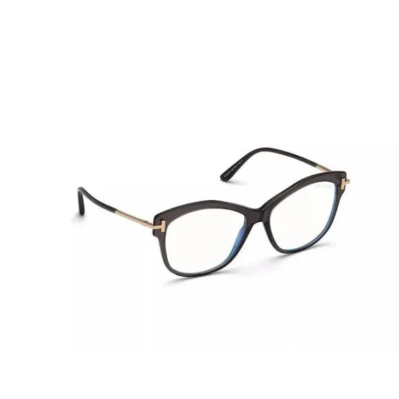 New Authentic Tom Ford FT5705-B-020-56 Round Eyeglasses