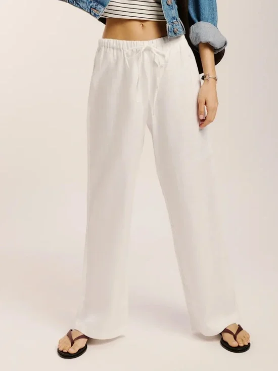 Reformation Olina Linen Short Pant XS
