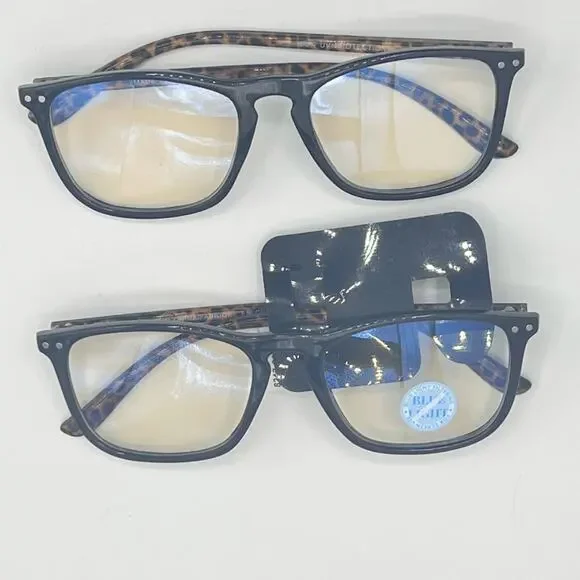 Cute and Trendy Two Pack Blue Light Glass