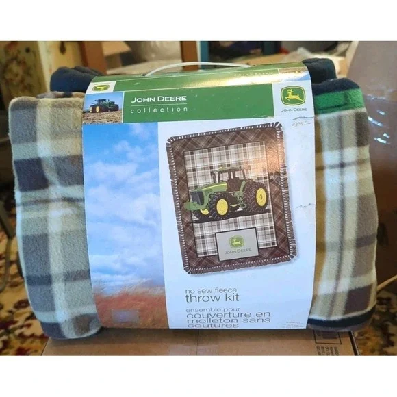New No Sew Throw DIY Blanket Kit Fleece Finish‎ 43