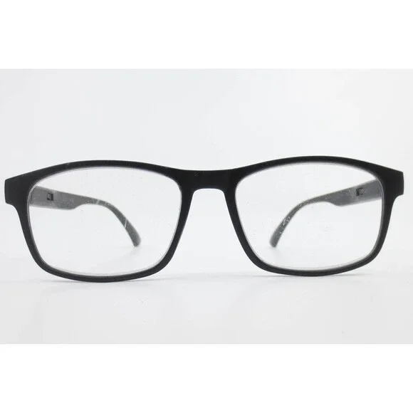 BKLYN Nostrand Matte Black Rectangular Eyeglasses Frames 55-17-140 Mens Womens