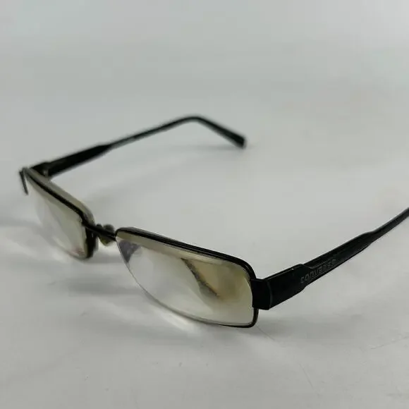 Converse Envision Eyeglasses Women's Black Plastic Round Full Rim‎ 53 18 135