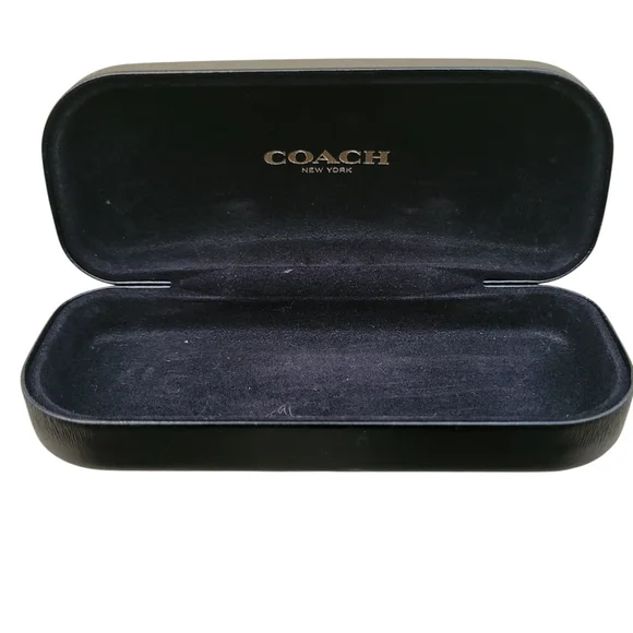 Coach Black Eyeglass Case Pre-owned Condition