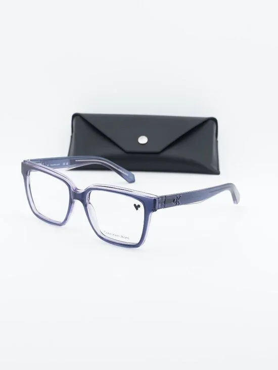Calvin Klein Jeans CKJ24619 400 Square Eyeglasses 53mm - Blue