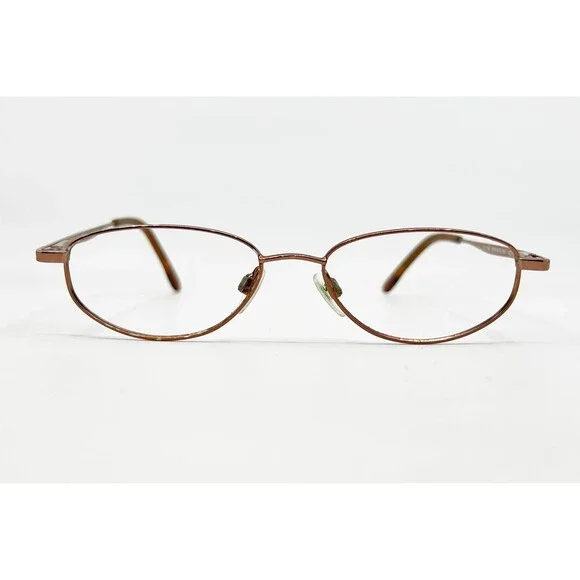 Revlon Eyeglasses Women Brown Oval RV 506 Brown Blush 48-15-135