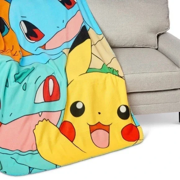 Pokémon Pikachu &‎ Friends Throw Fleece Blanket 46