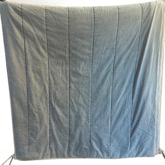 Rare VTG Ralph Lauren Heavy Denim Jean Windward King Sz Comforter-Bed Spread