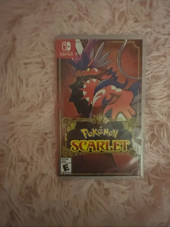 Nintendo Pokémon Scarlet - Red and Black Cover Art