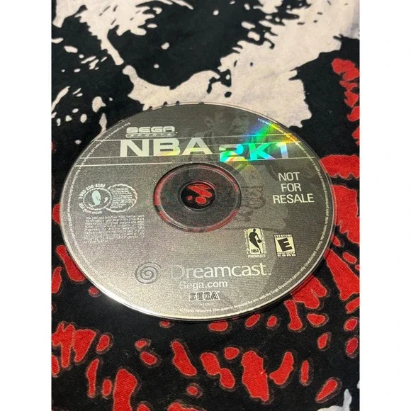 NBA 2K1 Sega Dreamcast Not For Resale Promo Disc Only Basketball Video Game