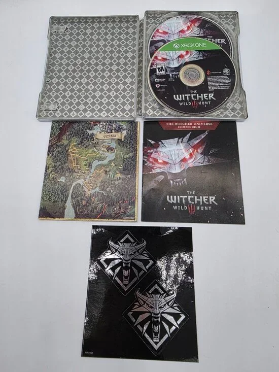 The Witcher III Wild Hunt Xbox One Collectors Edition Steel Case with Soundtrack