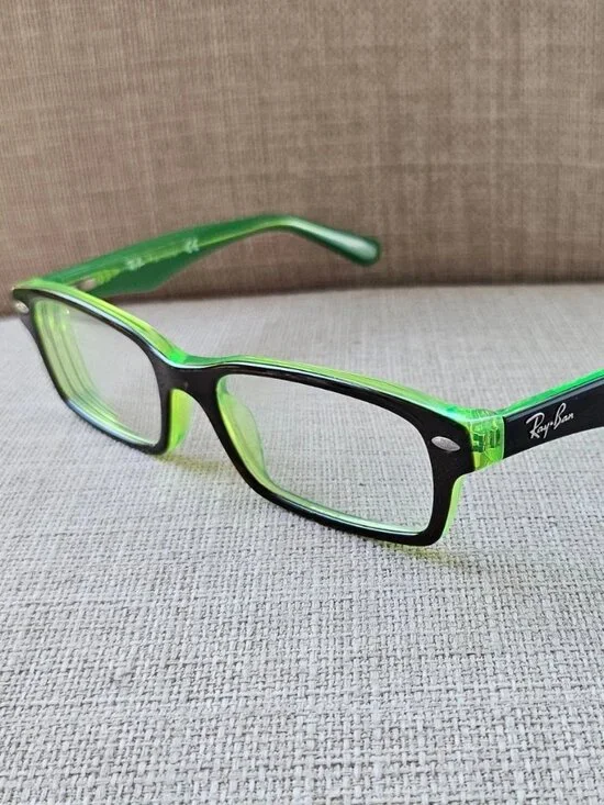 Ray-Ban Young Eyeglasse Frame Black/Green Eyewear RB1530 Glasses Frame only