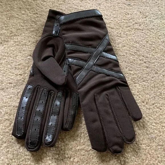 Vintage Montgomery Ward Ladies Brown Driving Gloves *New*