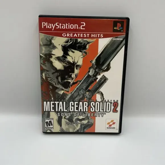 Metal Gear Solid 2: Sons of Liberty (Sony Playstation 2 PS2) CIB - Greatest Hits