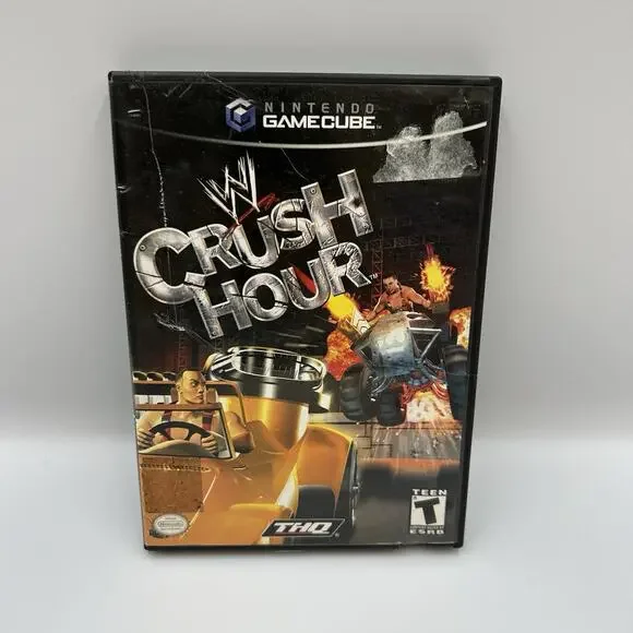 WWE Crush Hour (Nintendo GameCube, 2003) - CIB - Tested