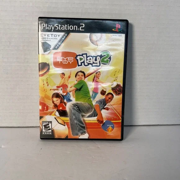 EyeToy Play 2‎ Sony PlayStation 2 PS2 2005 CIB Manual SCUS-97495 NTSC-U/C