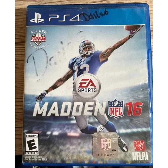 PlayStation PS4 Madden NFL 16 video game