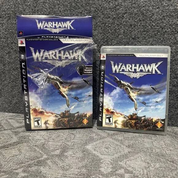 Warhawk PS3 Big Box Edition Game & Case No Headset or Manual