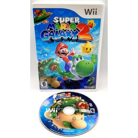 Super Mario Galaxy 2 (Nintendo Wii, 2010) GAME &‎ CASE