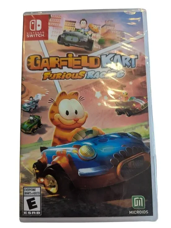 Garfield Kart Furious Racing Nintendo Switch Game Microids Brand New Sealed