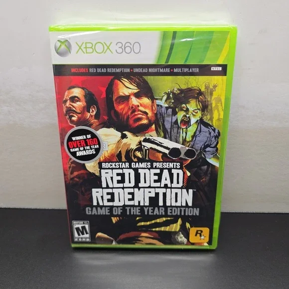 Red Dead Redemption Game of the Year Edition Xbox 360 Video Game New Sealed