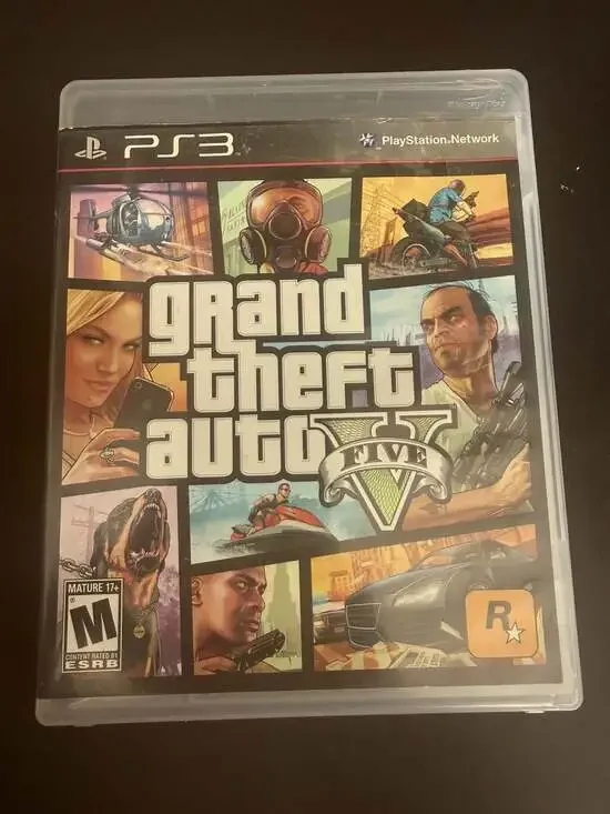 Grand Theft Auto V (GTA 5) for PlayStation 3, Complete with Manual and Map