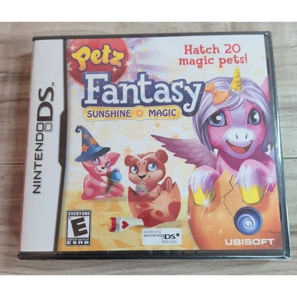 Petz Fantasy: Sunshine Magic (Nintendo DS, 2010) DS NEW SEALED