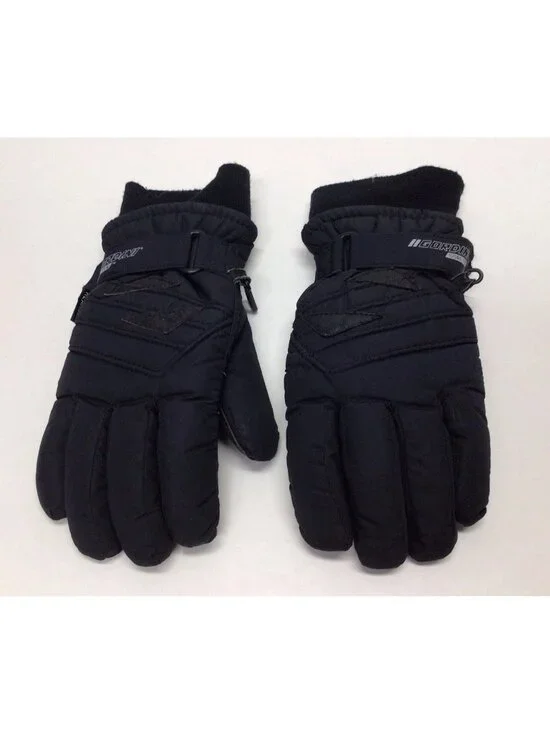Gordini Black Gore Tex Insulated Gloves Women’s Size Large Leather Trim