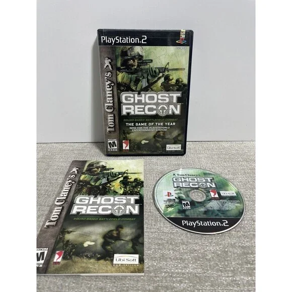 Tom Clancy's Ghost Recon (Sony PlayStation 2) PS2 CIB