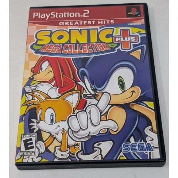 Sonic‎ Mega Collection Plus Sony PlayStation 2 PS2 CIB Tested & Working