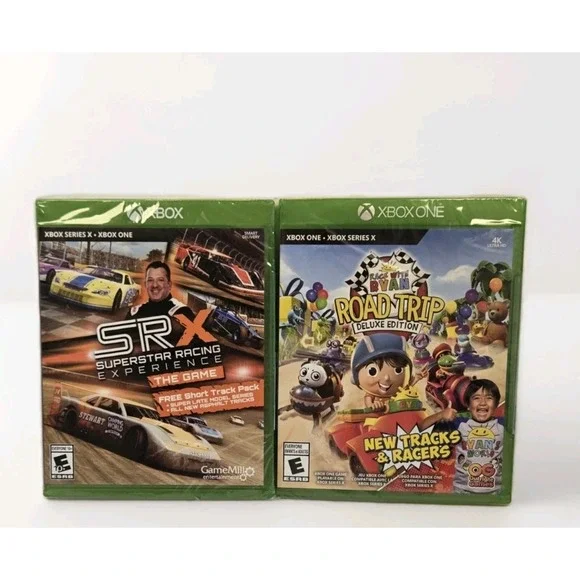 2 Microsoft Xbox Series X‎ Games Ryan's Roadtrip SRX Superstar Racing Experience