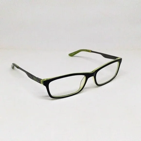 Skechers Children Black & Green Eyeglasses-SE1150-Rectangle-Plastic-Metal Arms