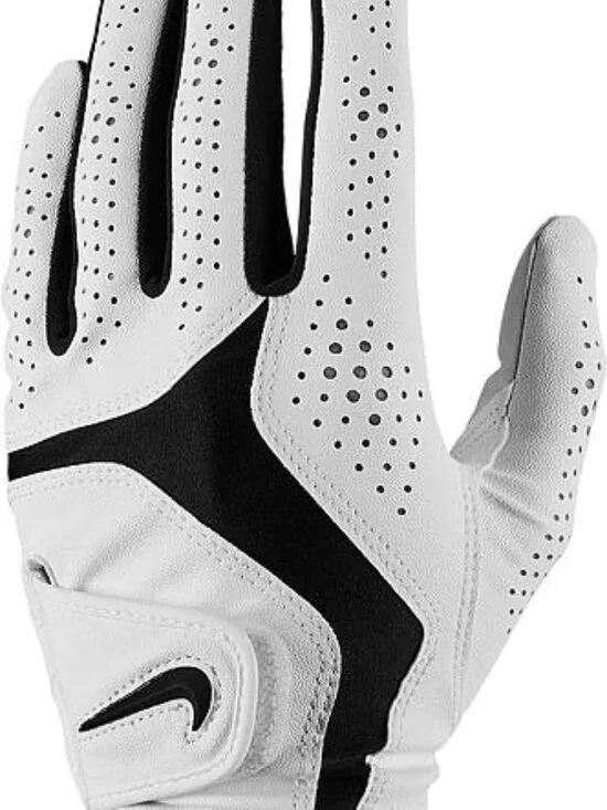 Nike Dura Feel JUNIOR or WOMEN'S  Golf Glove WHITE & BLACK VARIOUS SIZES NEW