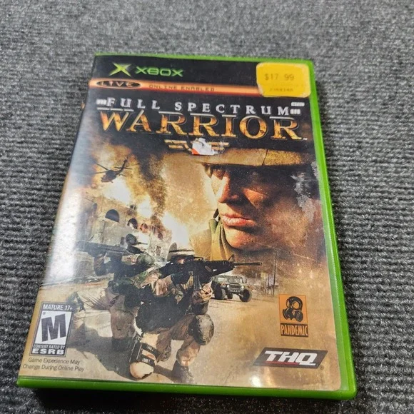 Full Spectrum Warrior - Microsoft Xbox‎ Not Tested