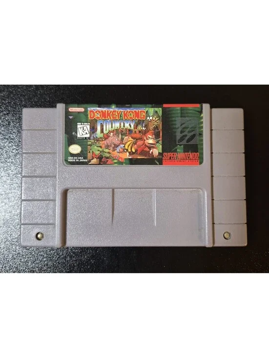 Donkey Kong Country Super Nintendo (SNES) Tested And Working. Cart Only