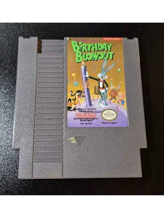 Bugs Bunny Birthday Blowout NES Nintendo Entertainment System Video Game