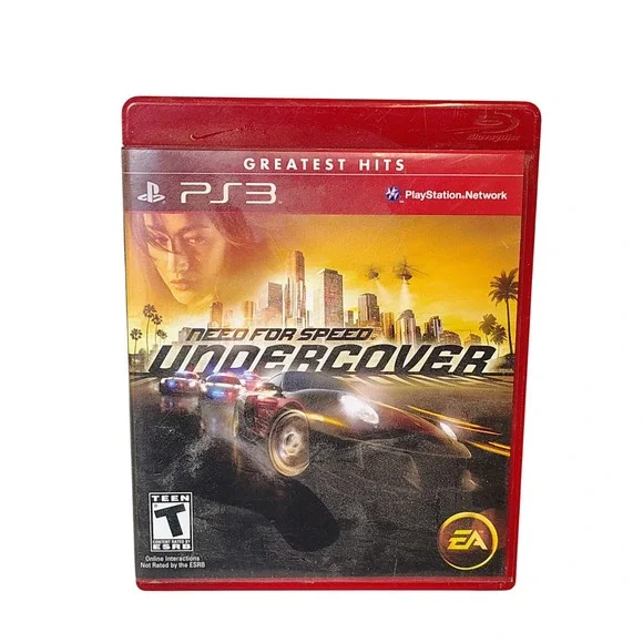 Need for Speed Undercover Sony PlayStation 3 PS3 Greatest Hits‎ Red Case Manual