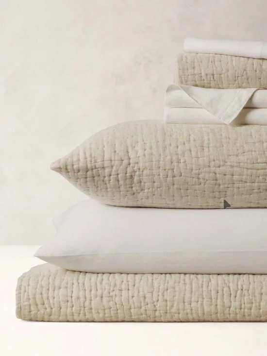 Banana Republic Home - Cotton Cashmere Quilt Set - Queen Size