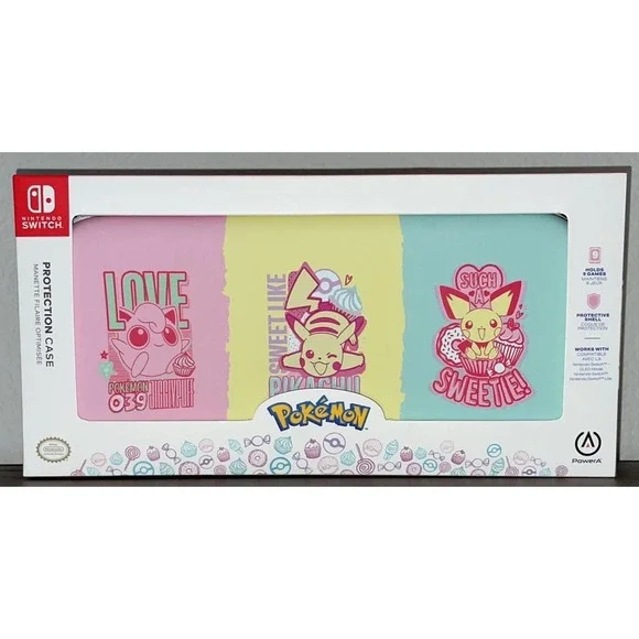 Pokemon Sweet Friends PowerA switch Nintendo Switch Case