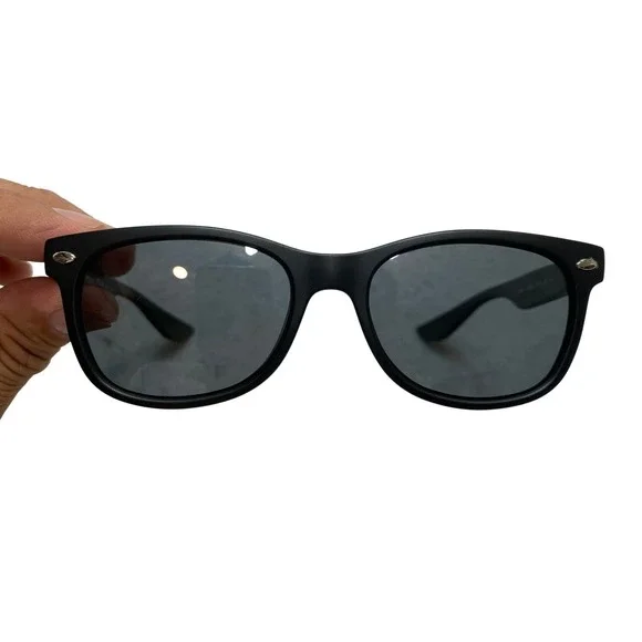 Ray-Ban RJ9052S Sunglasses Kids Junior Black New Wayfarer Matte Finish RJ 9052S