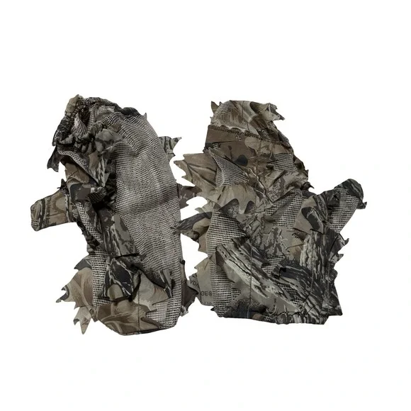 Cabelas Leafy Camo Ghillie Outdoor‎ Hunting Glove Covers - OSFM