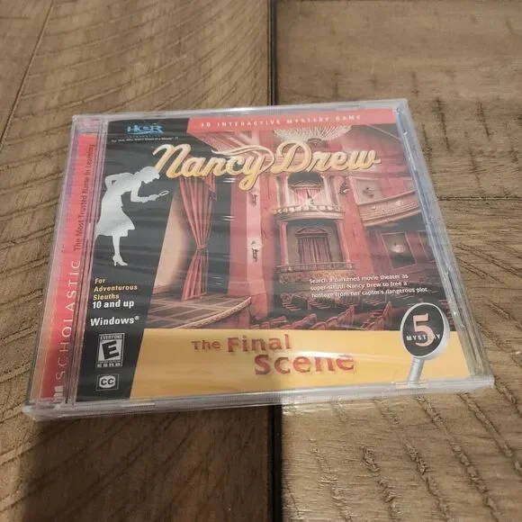 New Nancy Drew: The Final Scene PC Game 3D Interactive Mystery CD-ROM 2001