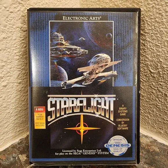 Game - Starflight (CIB+) - Genesis - Sega - Electronic Arts