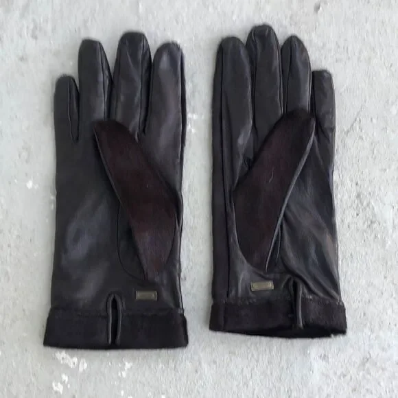 Vintage  Byblos leather  gloves