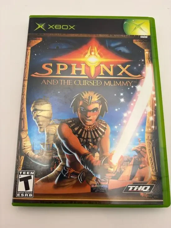 Sphinx and the Cursed Mummy (Microsoft Xbox, 2003) Complete W/ Manual Tested